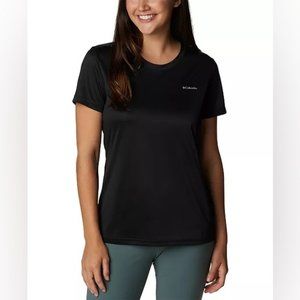 (M) $36.00|Columbia Women's Hike SS Crew Tee, Black